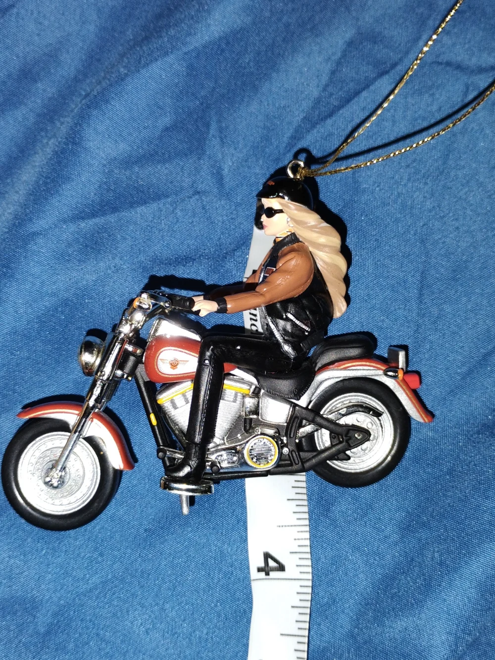 Hallmark Harley-Davidson Barbie Ornament 2001 QXI8885 Of Collection
